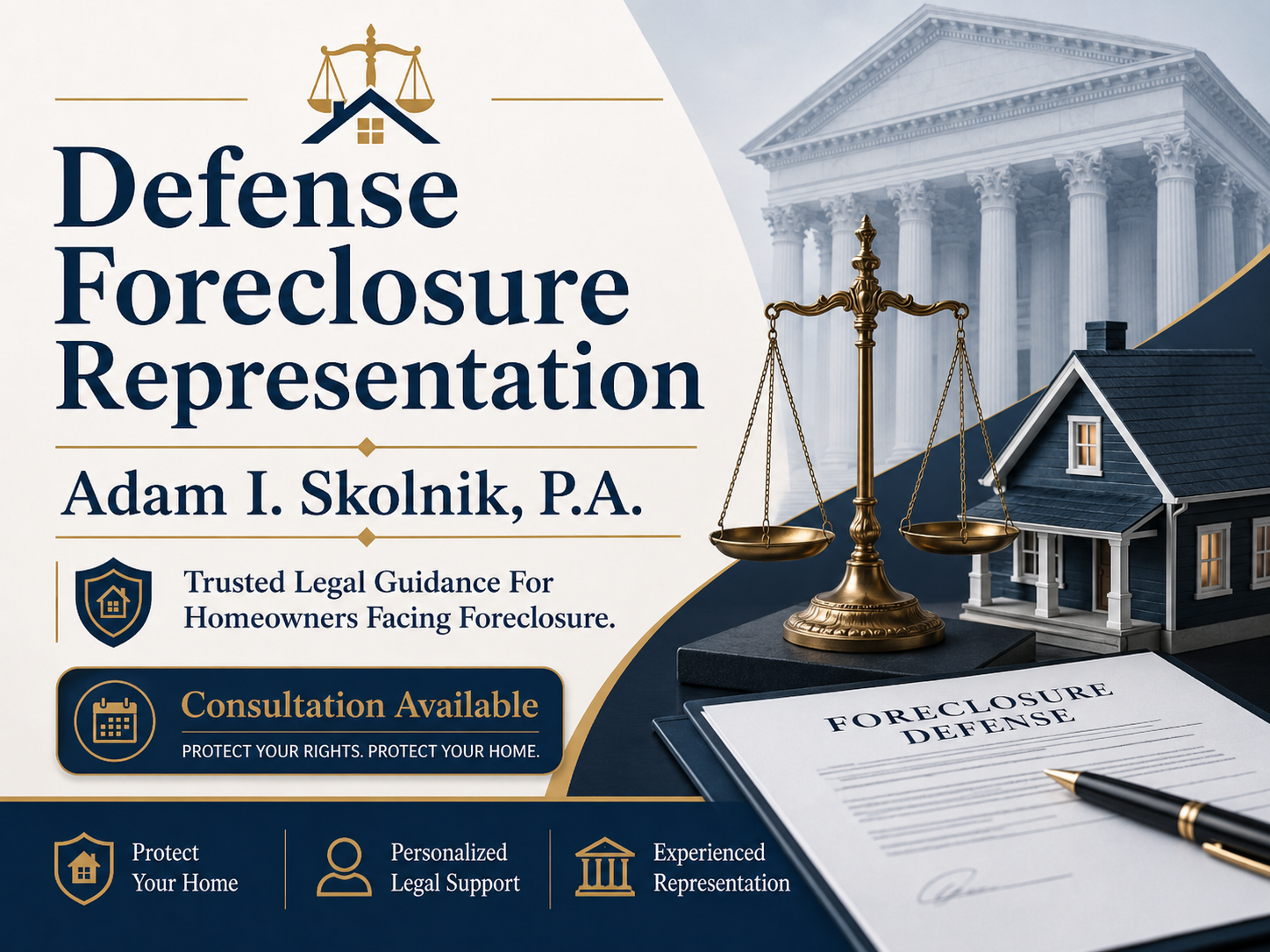 Foreclosure Defense Lawyer Deerfield Beach Adam I. Skolnik P.A.