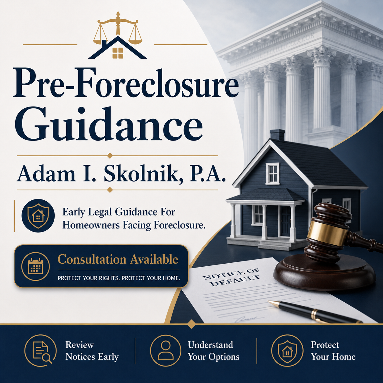 Pre Foreclosure Guidance Deerfield Beach Adam I. Skolnik P.A.
