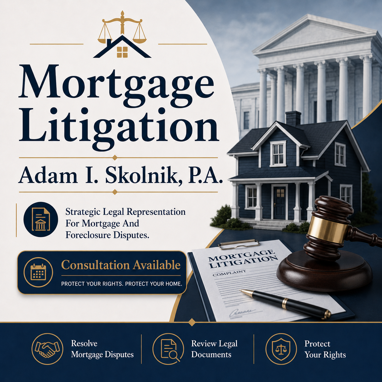 Mortgage Litigation Attorney Adam I. Skolnik P.A.